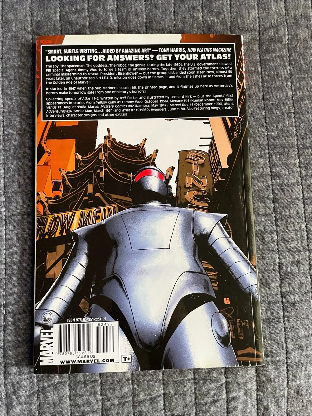 Marvel Agents of Atlas Jeff Parker Leonard Kirk 2007 Graphic Novel Golden Age